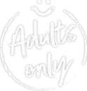 Grafik mit Schriftzug Adults Only für Luxushotel Hüttenhof Grafik mit weißem Schriftzug Adults Only für Luxushotel Hüttenhof