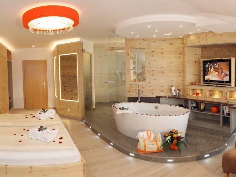 Harmonie im Wellness Hotel Bayerischer Wald, dem 4 Sterne Hotel Hüttenhof am Nationalpark Bayerischer Wald Wohlfühlzimmer Harmonie im Wellness Hotel Bayerischer Wald, dem Hotel Hüttenhof am Nationalpark Bayerischer Wald